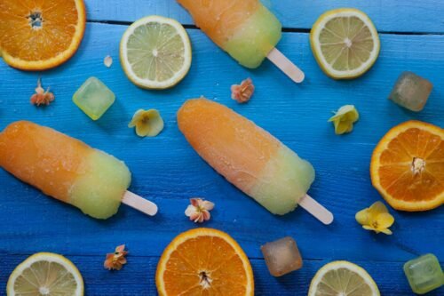 Orange and Lemon Sorbets