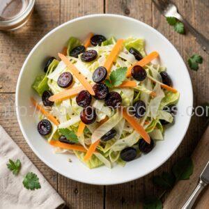 Cabbage Salad with Prunes