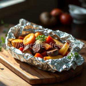 Vegetables Baked in Foil