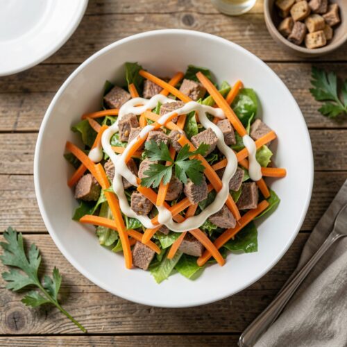 Lung Salad with Mushroom Flavor