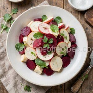 Beet, Apple, and Celeriac Salad