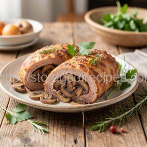 Meat Zrazy with Mushroom Filling