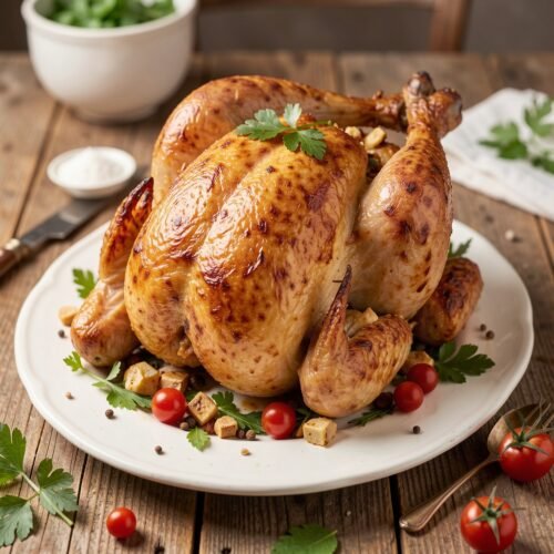 "Obzherka" Stuffed Chicken