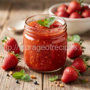 Garden Strawberry Jam with Orange