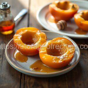 Baked Persimmon with Honey and Vanilla