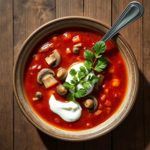 14882 Lenten Borscht with Mushrooms