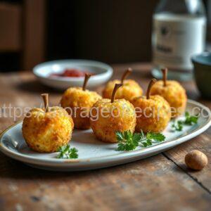 Potato "Fruits" with Cabbage Filling