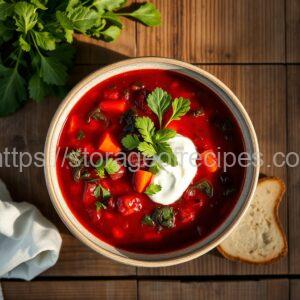 Borscht with Beet Greens