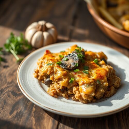 18675 Buckwheat and Mushroom Casserole