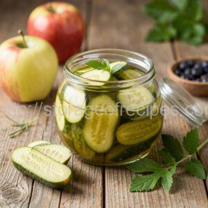 Cucumbers in Apple-Zucchini Juice