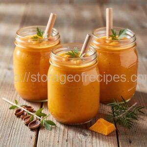 Pumpkin Juice with Sugar for Winter