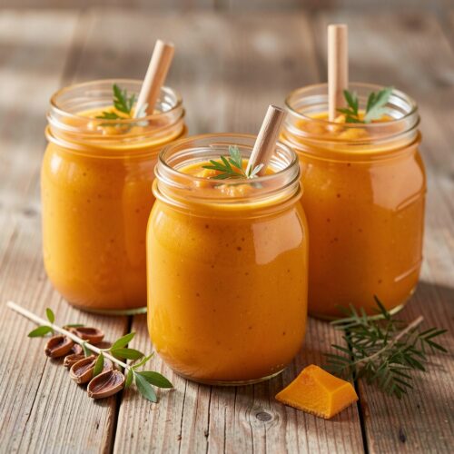 Pumpkin Juice with Sugar for Winter