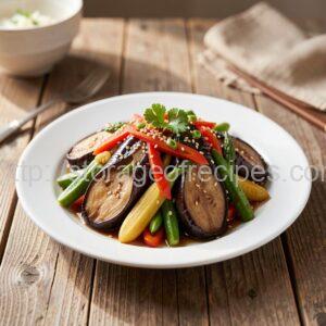 Asian-Style Eggplant with Vegetables