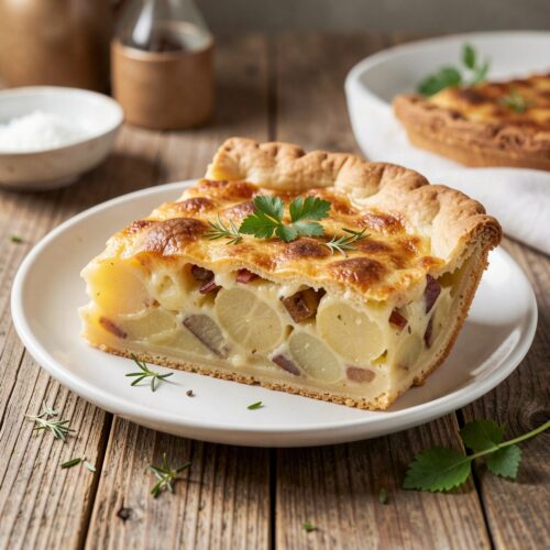20886 Potato Pie on Mayonnaise Batter
