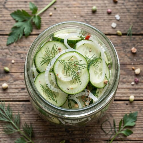 Cucumber Salad for Winter