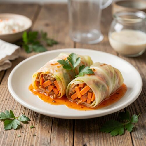 22126 Meatless Stuffed Cabbage Rolls for Winter (Marinated)