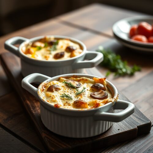 Old Russian-Style Mushroom Cocotte