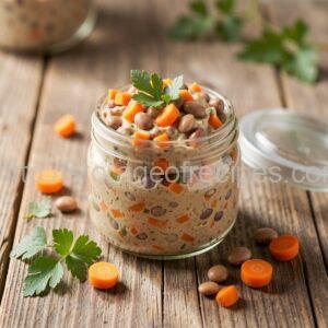 Bean Salad with Carrot and Garlic