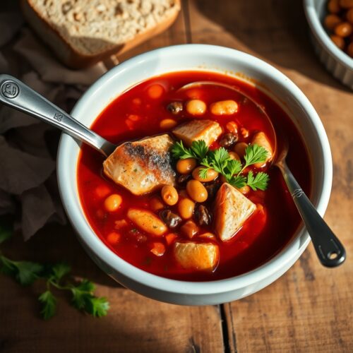 4491 "Dnipro" Borscht with Canned Fish