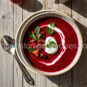 Vegetable Soup with Eggplant