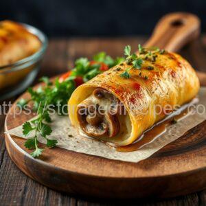 Potato Roll with Mushrooms
