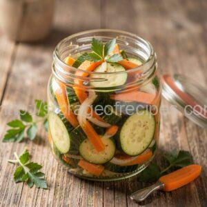Canned Zucchini with Carrot and Onion