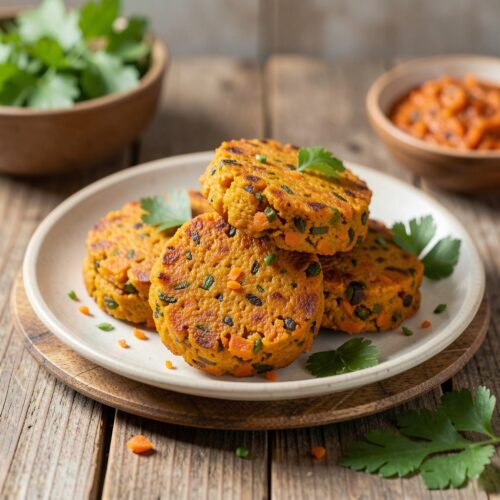 Pumpkin and Carrot Patties