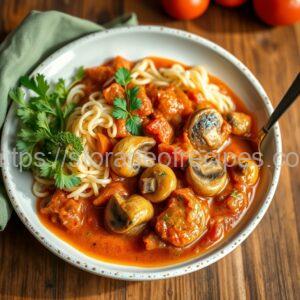 Forest King Mushroom Goulash