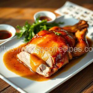 Spiced Duck with Sweet-and-Sour Sauce