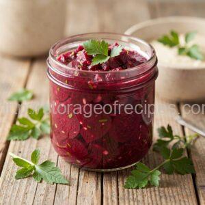 Beet and Horseradish Relish for Winter