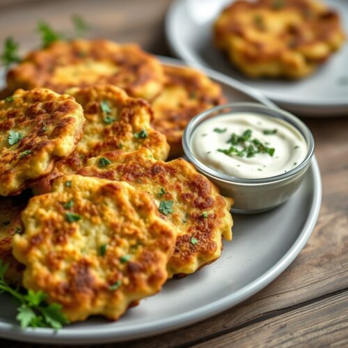 Baked Zucchini and Summer Squash Fritters