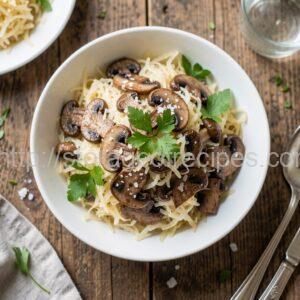 Mushroom Salad with Sauerkraut