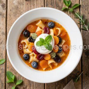 Dried Fruit Soup with Noodles