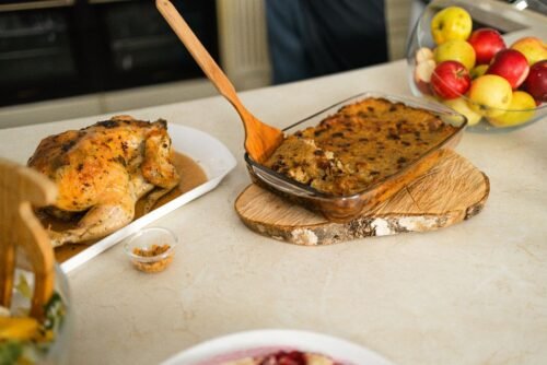 Roast Goose with Apples