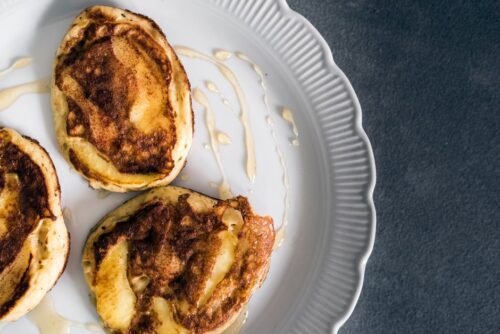 Oatmeal Pancakes with Apple