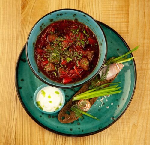 “Little Flame” Borscht with Chicken Thighs "Little Flame" Borscht with Chicken Thighs