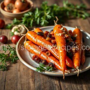 Tzimmes with Sweet Potato and Dried Fruit