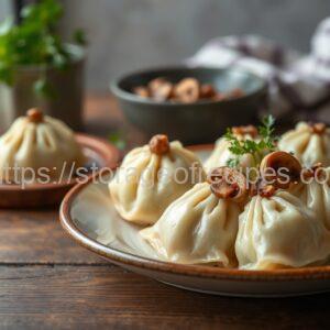 Potato "Pockets" with Mushrooms