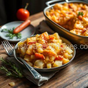 Potato and Sauerkraut Bake