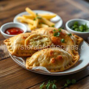 Hand Pies on Cottage-Cheese Dough with Cabbage