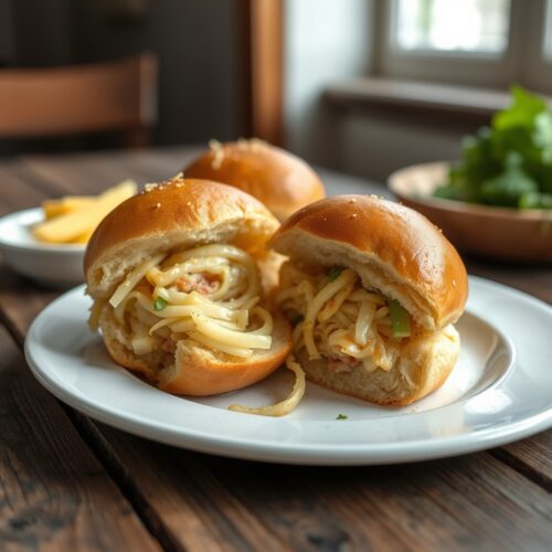 6120 Baked Hand Pies with Cabbage and Green Onion