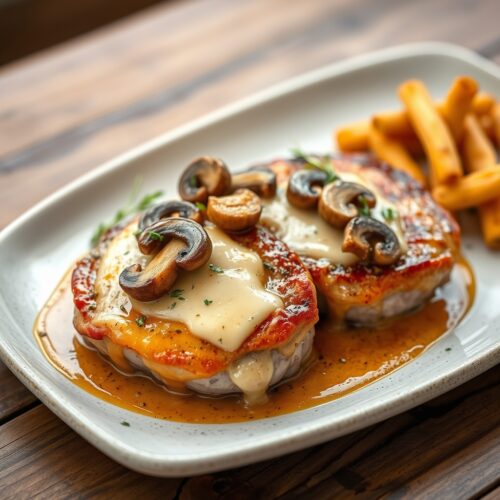 "Surprise" Pork Cutlets