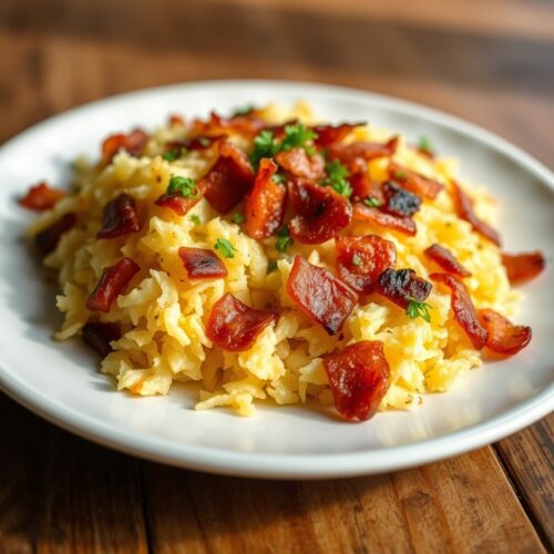 Potato Pie with Bacon