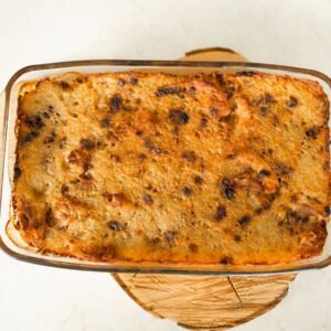 Mushroom and Cabbage Solyanka Baked under Cheese