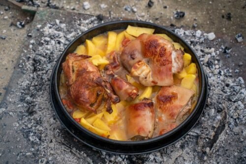 Russian Pot Roast in a Clay Pot