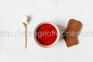 Fish Borscht with Beets and Wine